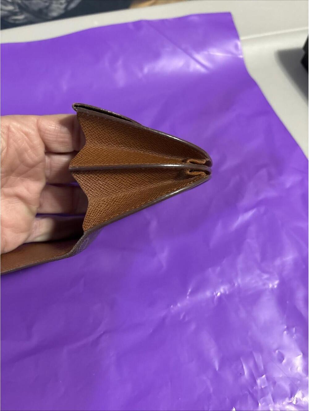 Auth Louis Vuitton Monogram Porte Monnaie Gousset Coin Purse Wallet M61970 PVC - Picture 8 of 16